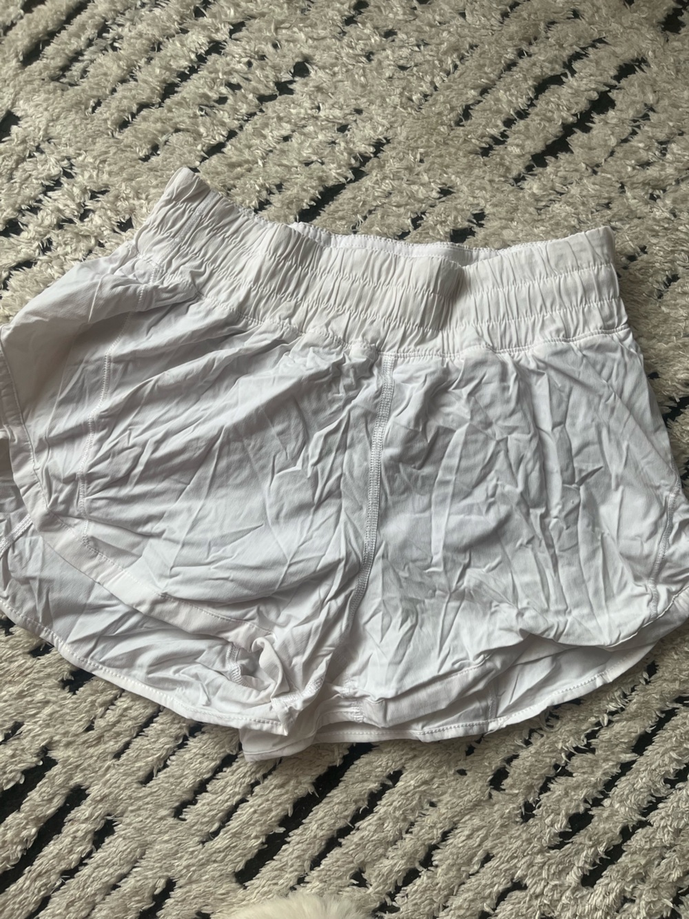lululemon athletica White Women's Athletic Running Shorts